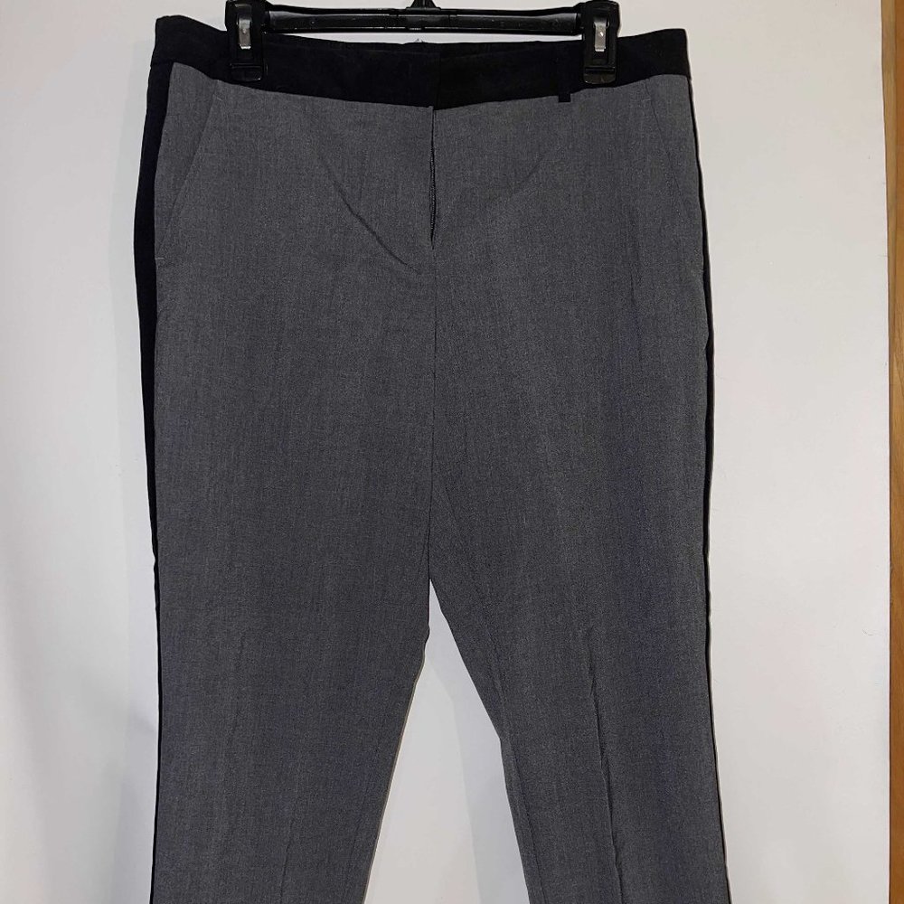 Gray & black dress pants
